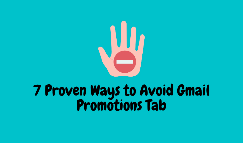 Avoid Gmail Promotions Tab